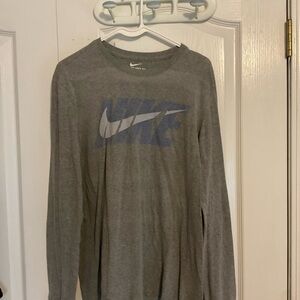 Nike Men's Gray Crewneck Sweater